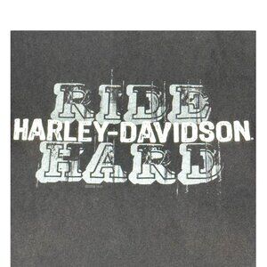 Harley-Davidson Ride Hard Biker T-Shirt Size XL Black Sanford FL Motorcycles
